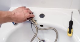 faucet with 2 or 3 connections